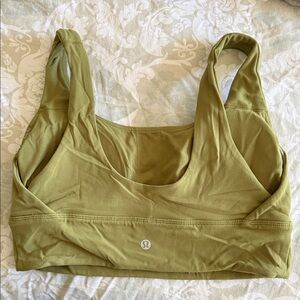 Lululemon Olive Racerback Sports Bra